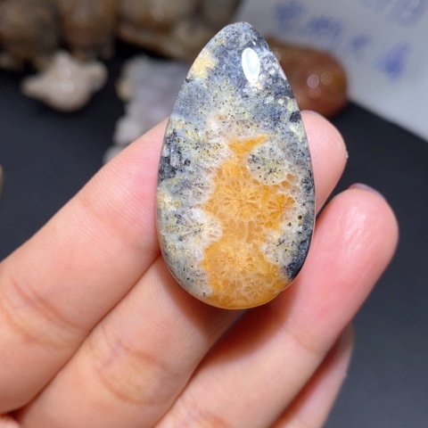 【闪购商品】硅化玉吊坠(不含链)未镶嵌