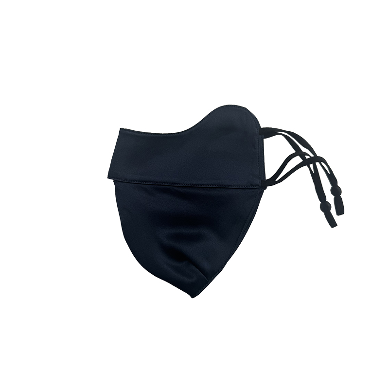 100桑蚕丝19姆米素绉缎丨户外带出气孔遮脸透气真丝口罩-MY5785