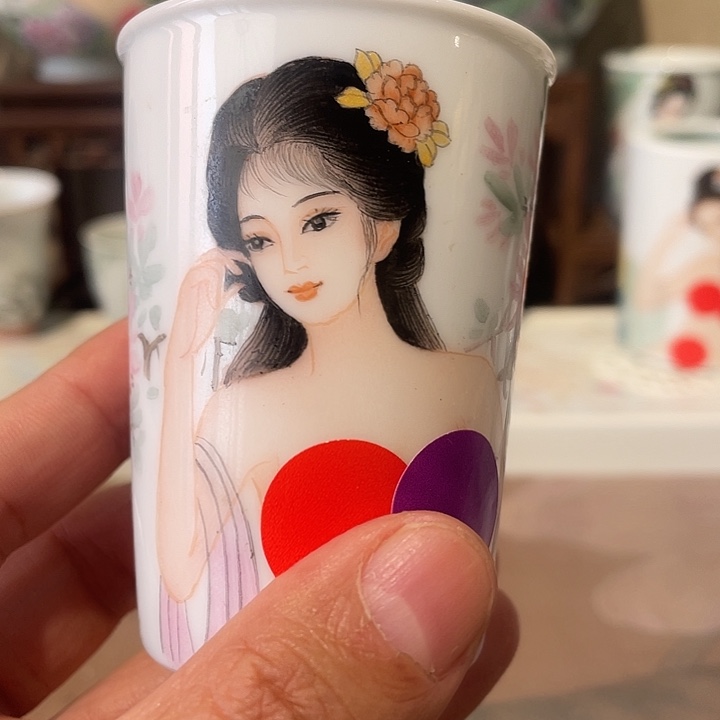 千***水景德镇陶瓷，手工绘画