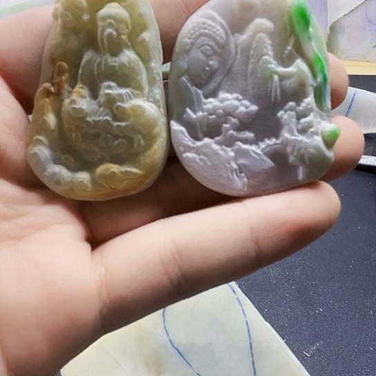 未镶嵌挂件翡翠翡翠