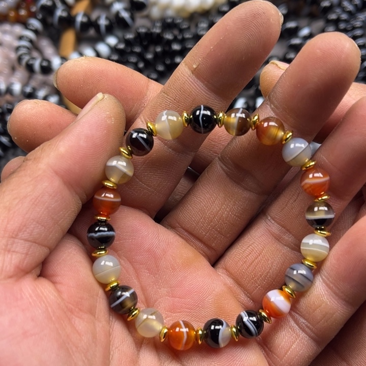 玛瑙/玉髓未镶嵌手链