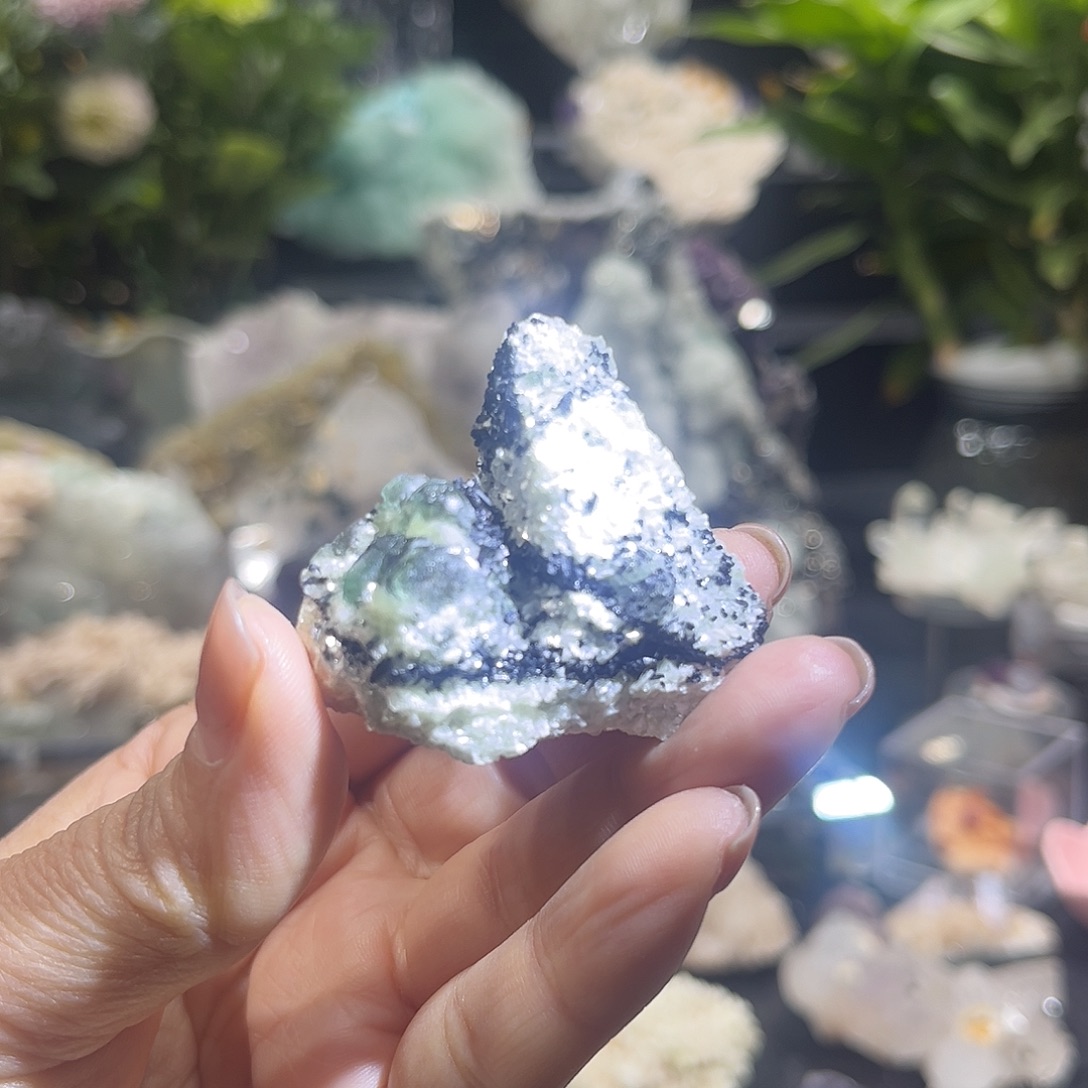 石材纳米比亚萤石雲母