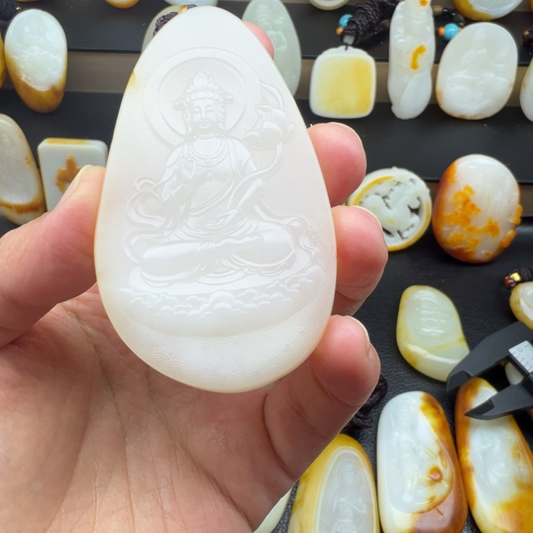 闲***庭玉新疆精品观音高货