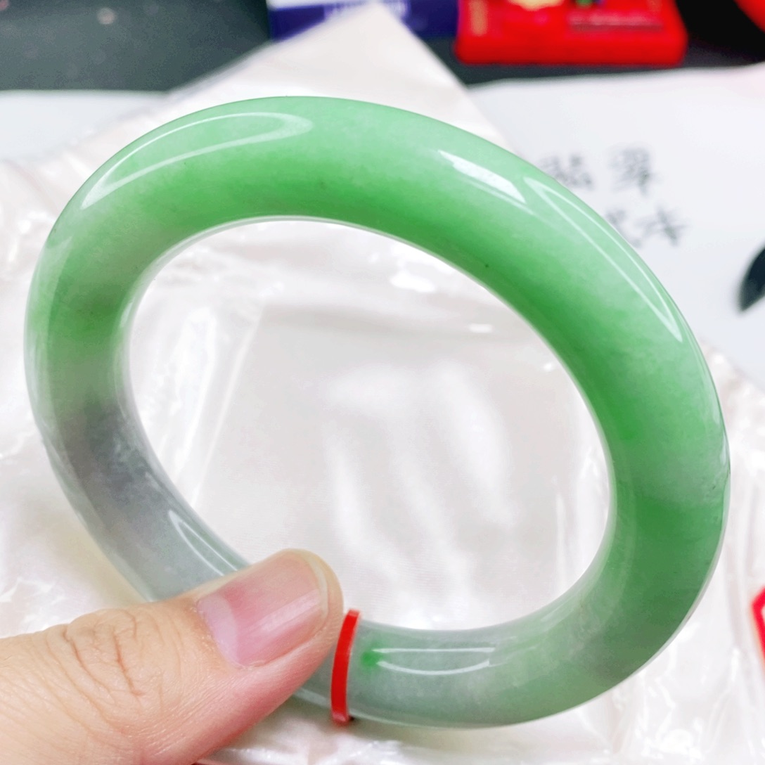 未镶嵌手镯翡翠58.8圈口完整