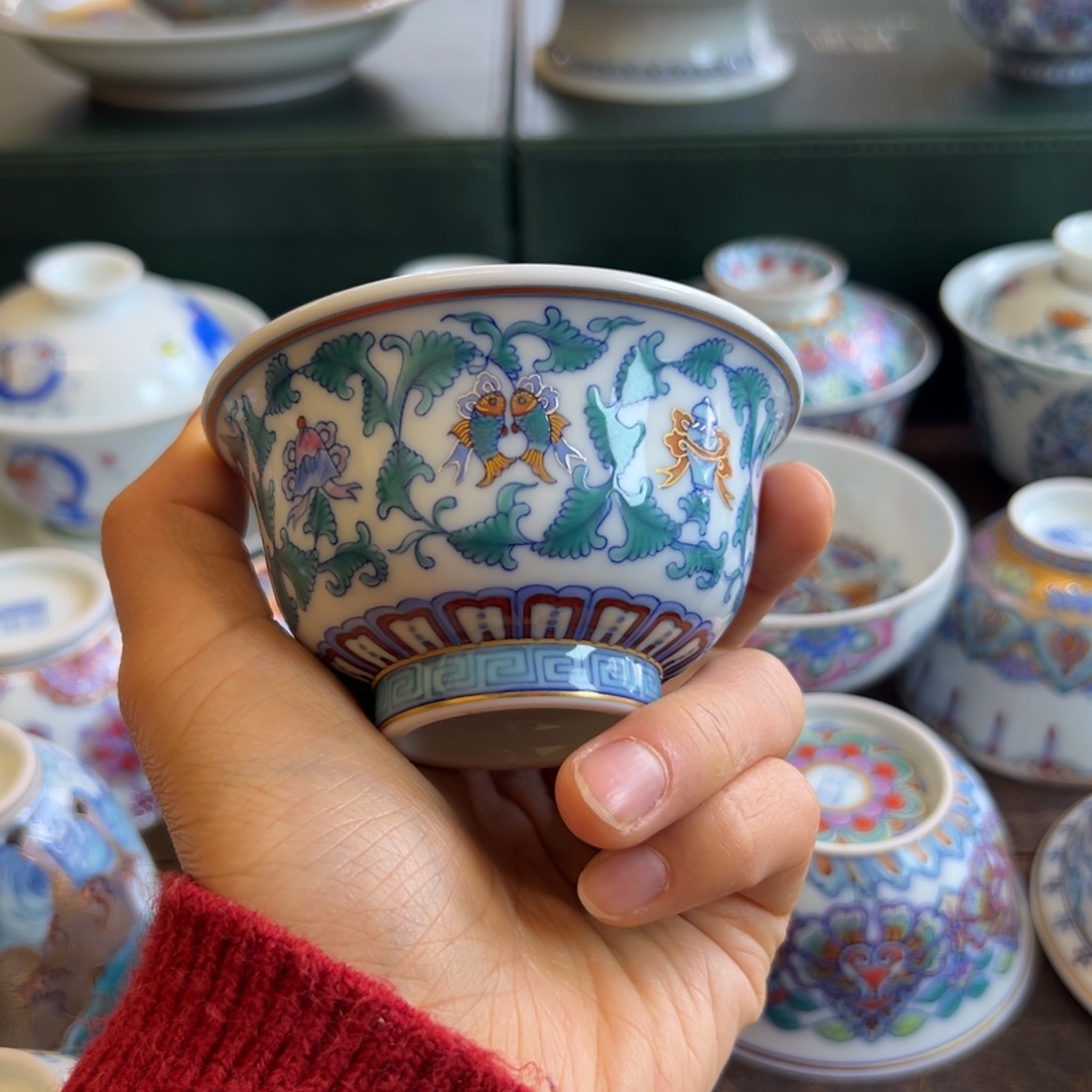 H冉月观隐千叶八宝中号压手