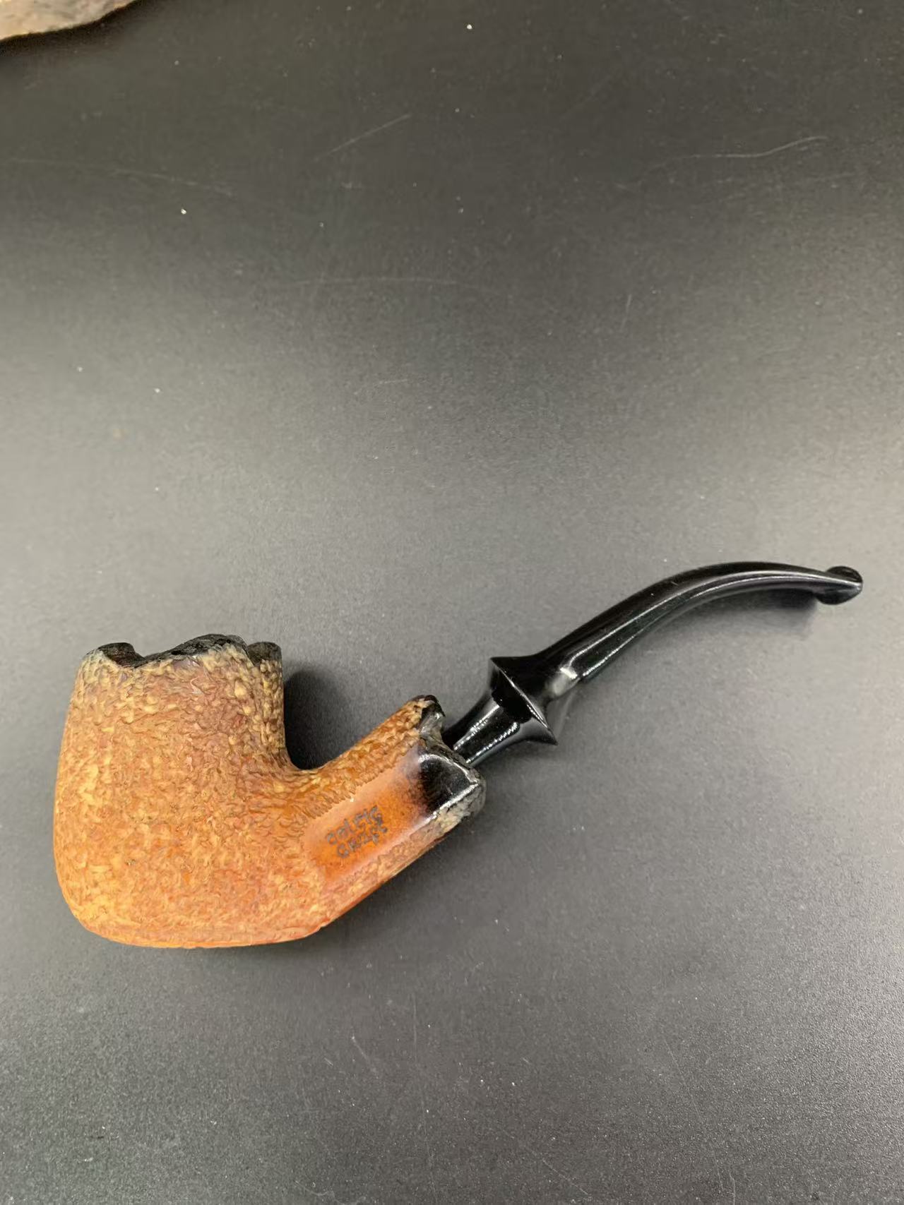 品牌坦泡原矿雕刻带瘤皮坐斗