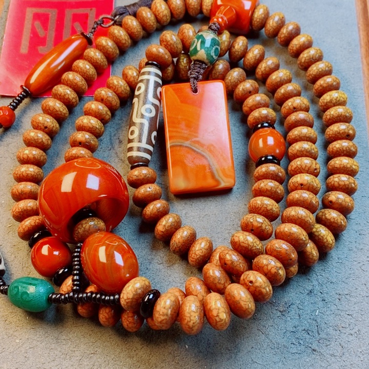 福***星月菩提吊坠星月菩提