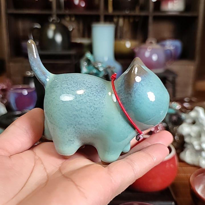 其他钧窑瓷器钧窑瓷器小猫咪