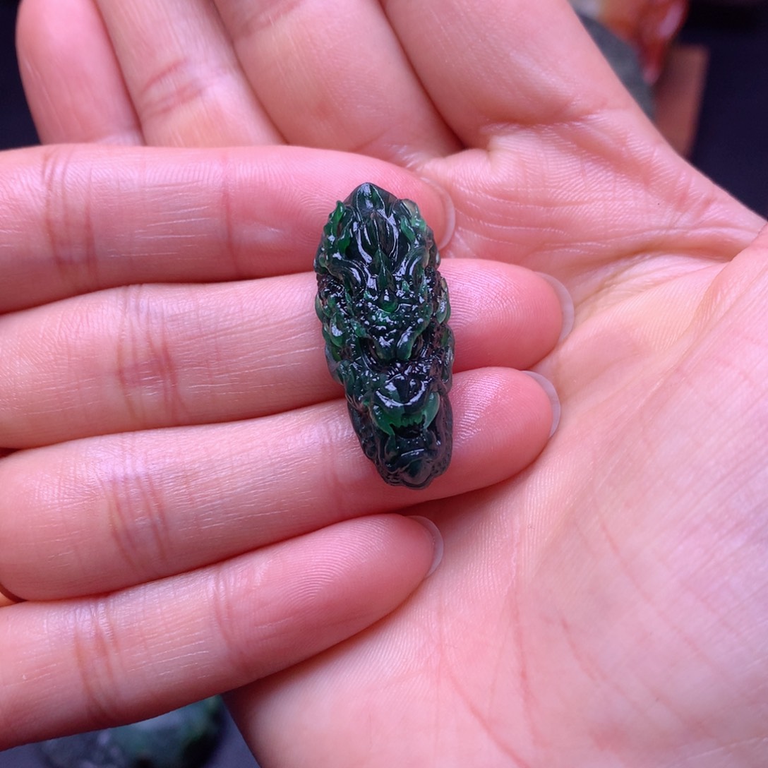 未镶嵌定制翡翠画**~