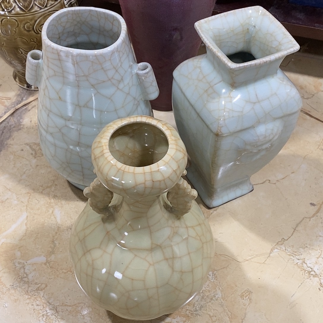 正***戒瓷片官窑瓶子12389306