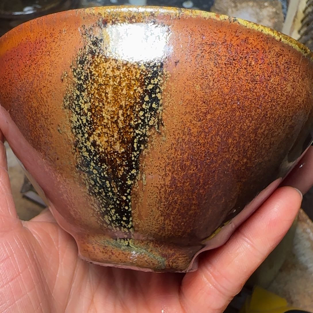 柴烧建盏茶盏茶杯770