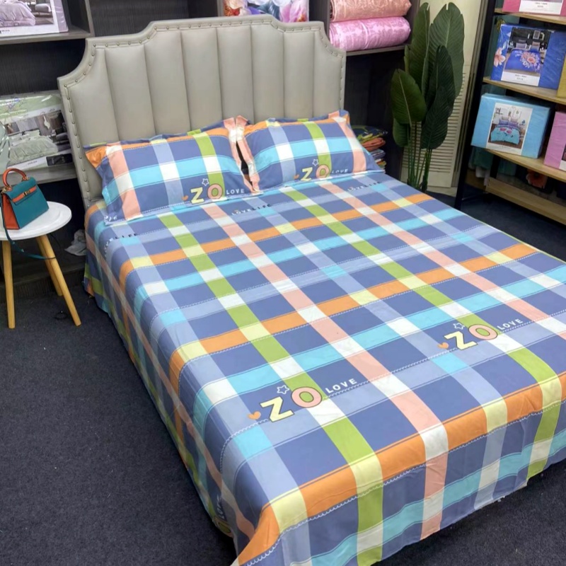 七彩格{床单1.5*2.2米±5cm}