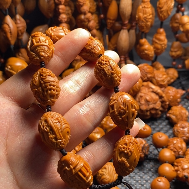 吊坠橄榄核园林手串
