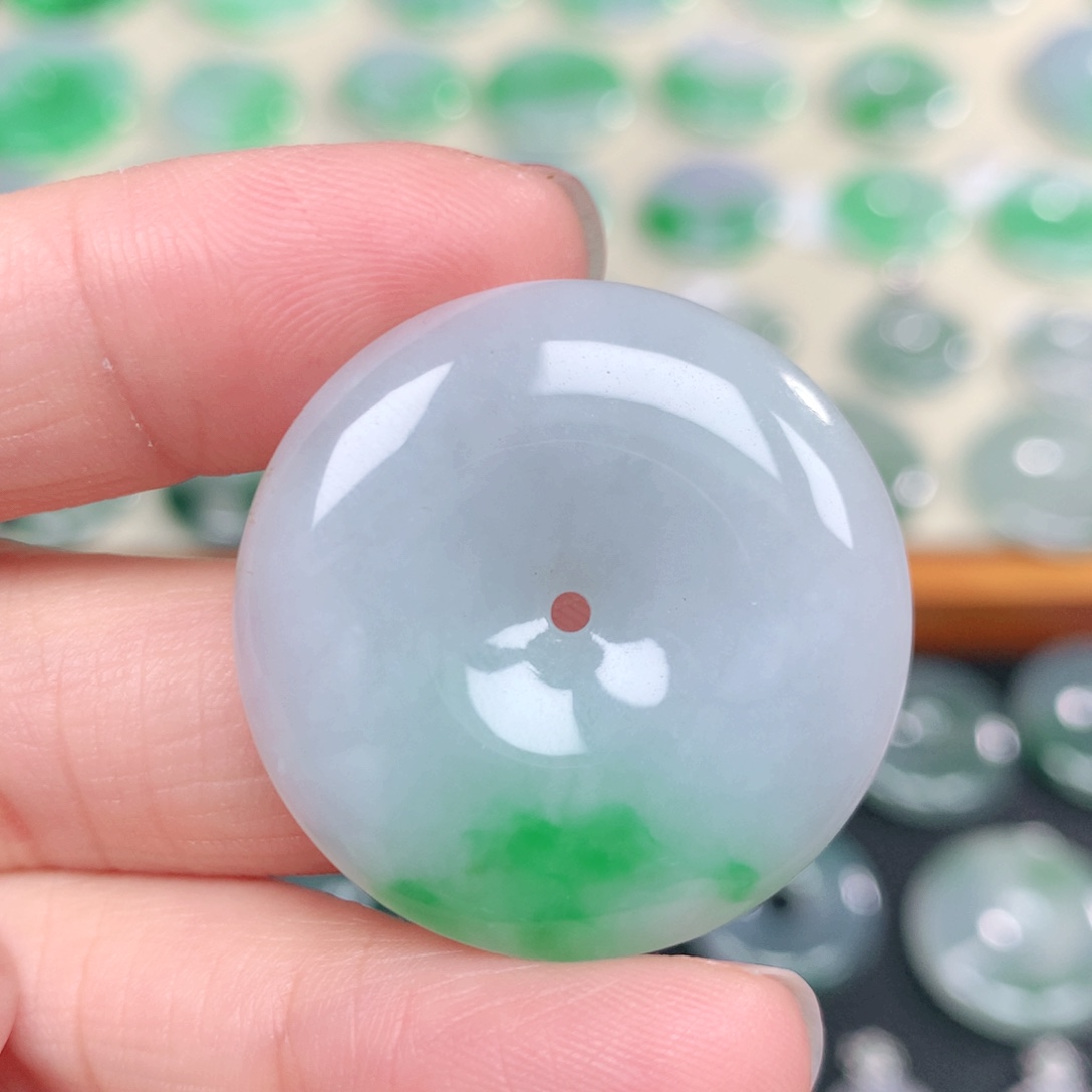 翡翠未镶嵌颈饰31-5.8