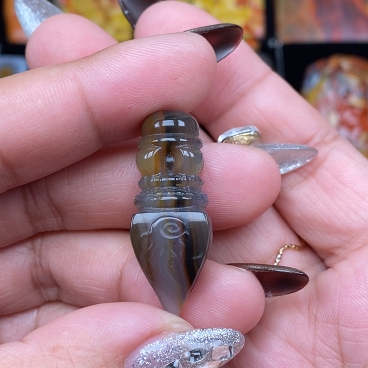 玛瑙/玉髓未镶嵌颈饰