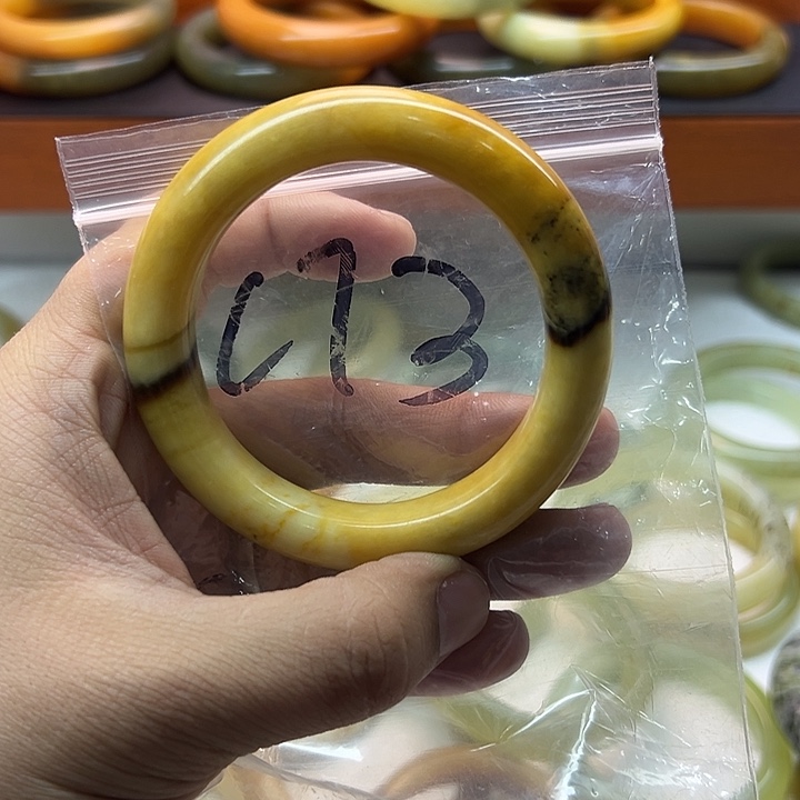 小***水蛇纹石玉合金手镯