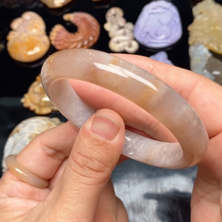 硅化珊瑚（珊瑚玉）手镯未镶嵌55