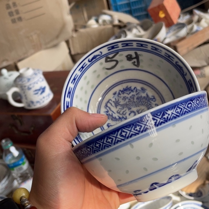 碗瓷景德镇高温细白瓷餐具