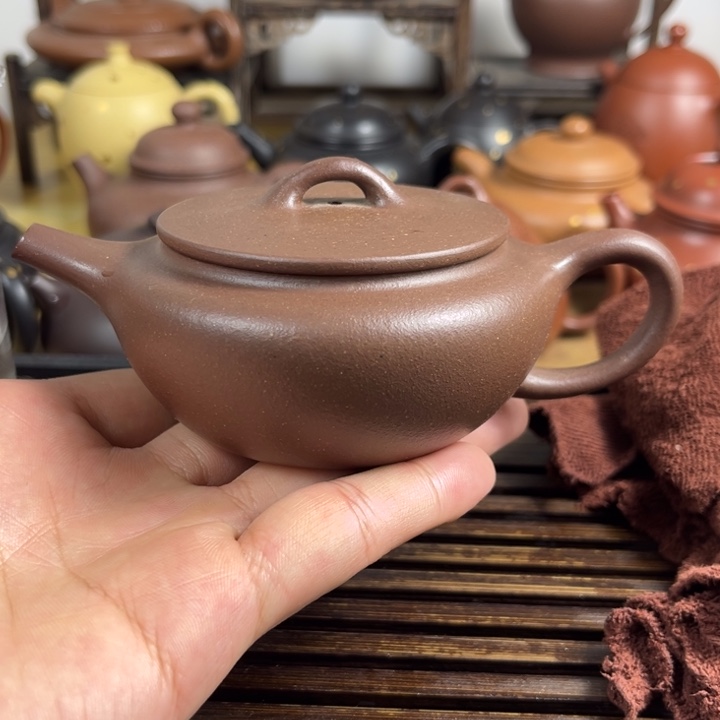 紫砂茶壶原矿紫砂半手工制作