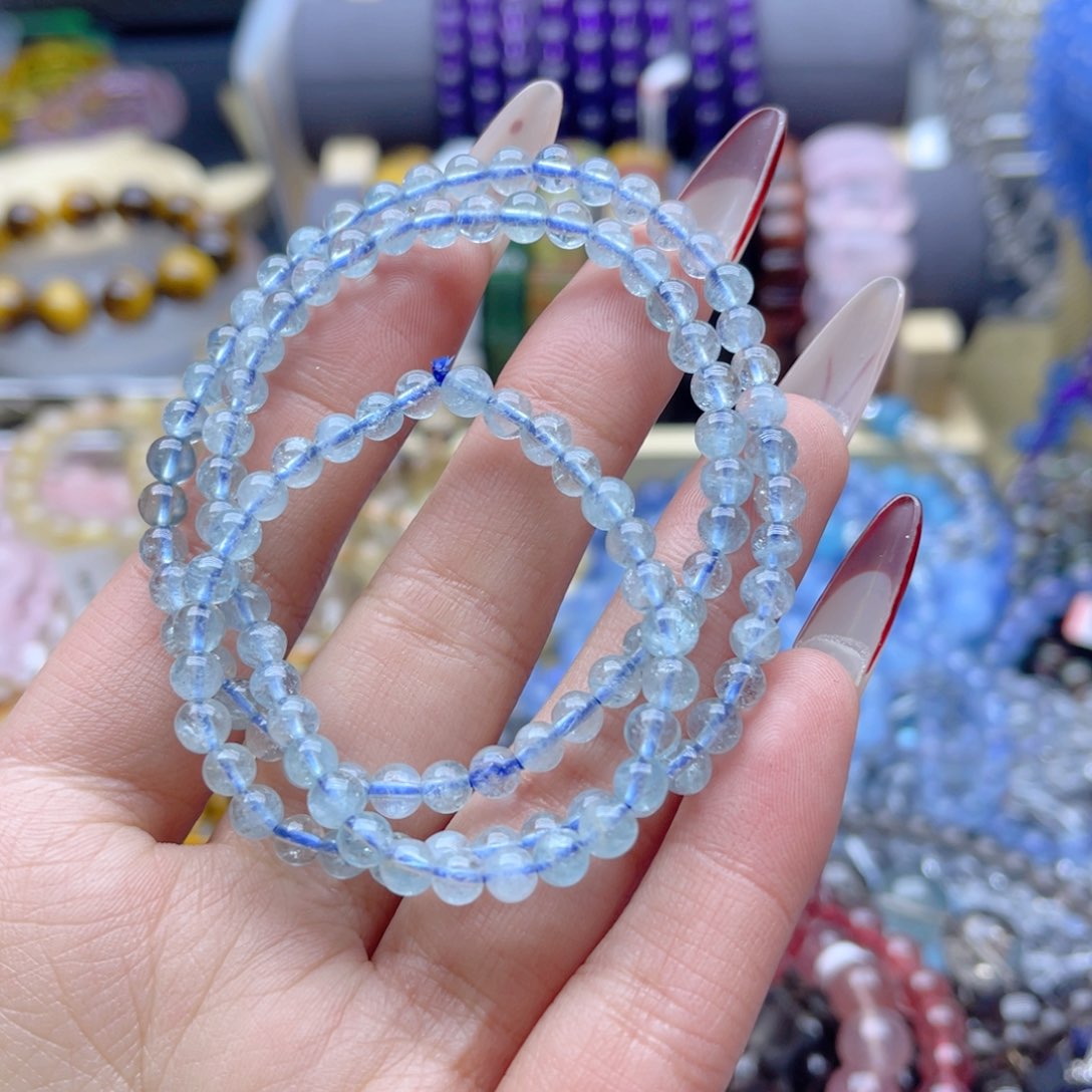 水晶手链未镶嵌4mmmm3️⃣圈mmmmmmmm