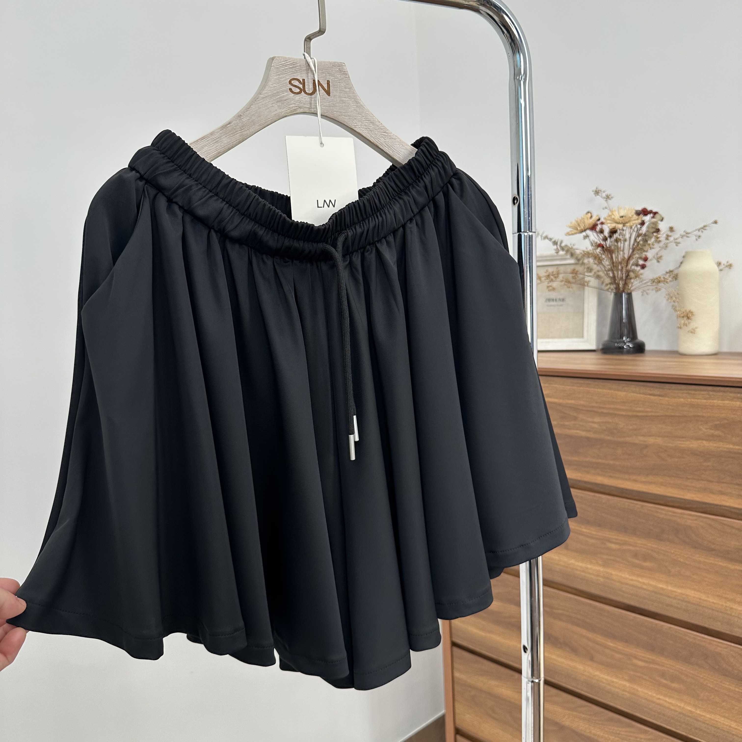 【林南南】休闲裤裙时尚运动百搭宽松简约大码松紧腰662316