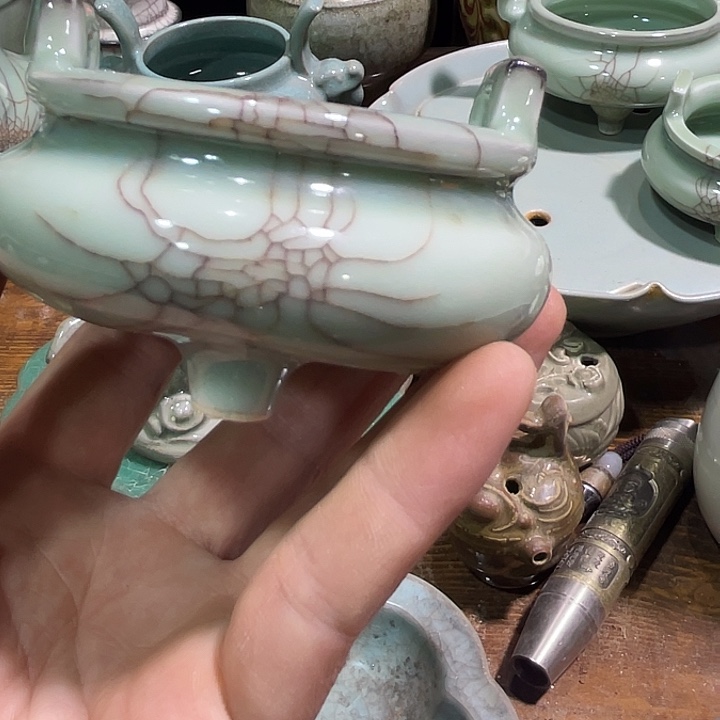 马***坤瓷片瓷器。。。。。。瓷炉