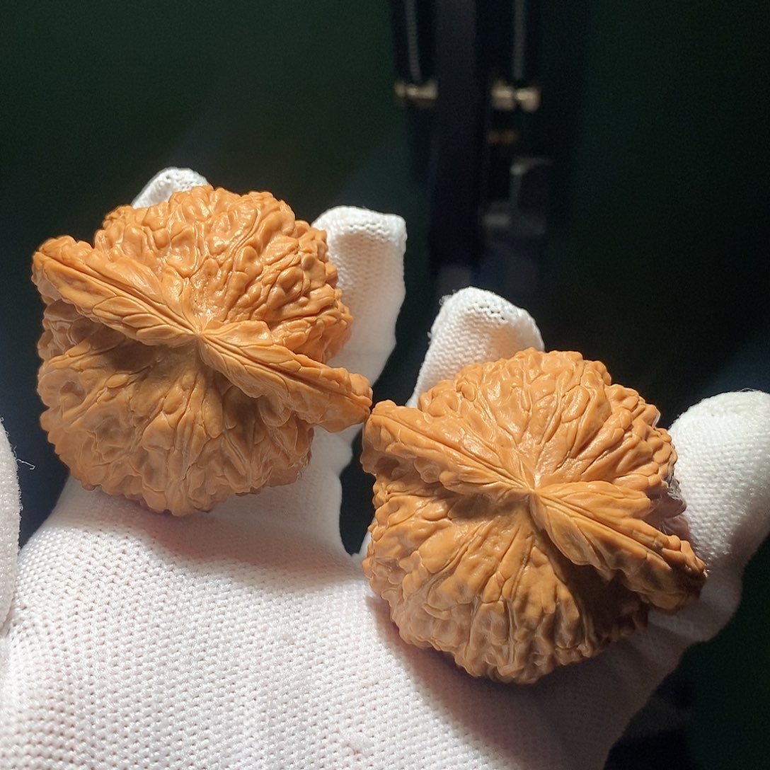 把件文玩核桃48球白