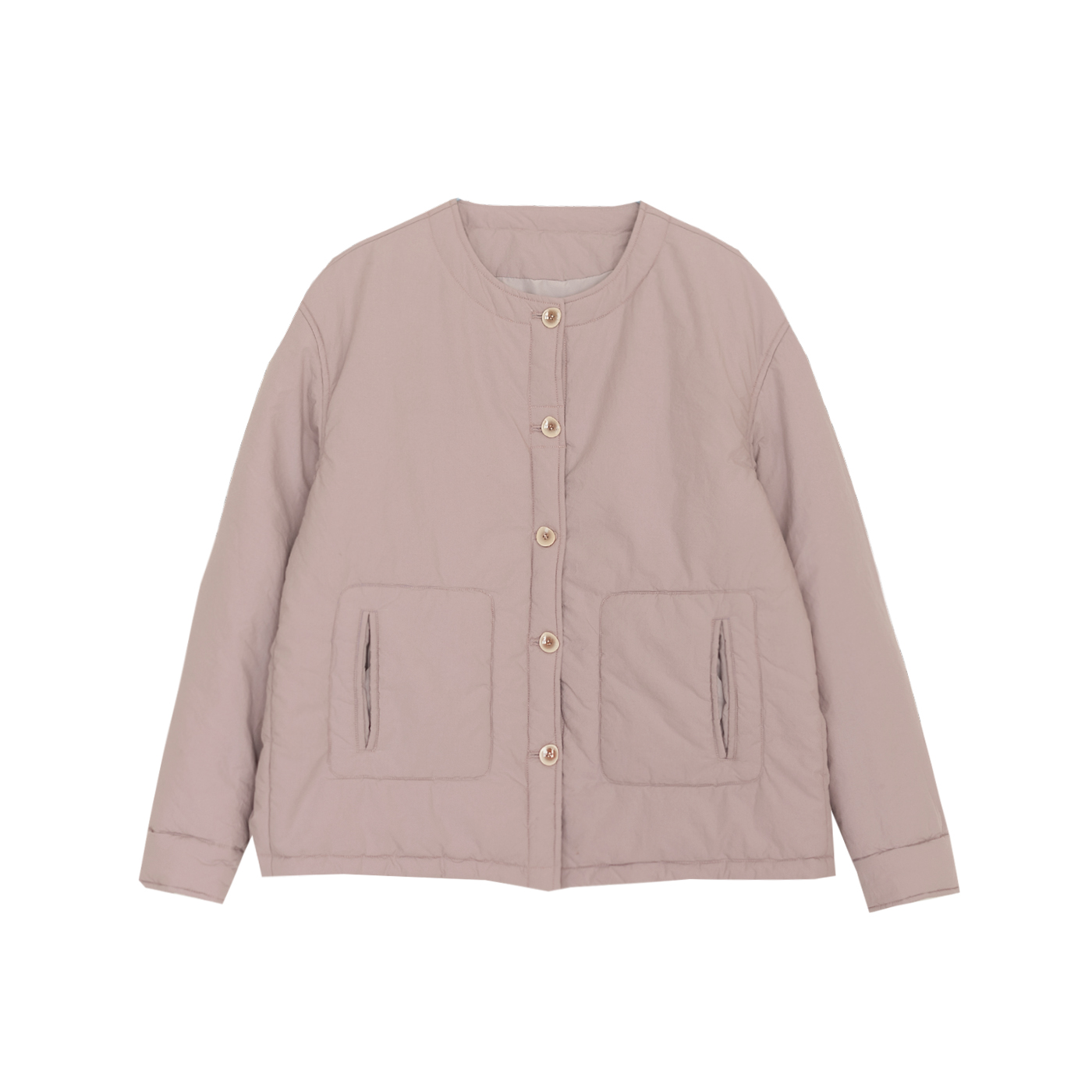 【麻念】衣长67-69 休闲保暖轻便通勤单排扣棉服女装D251743
