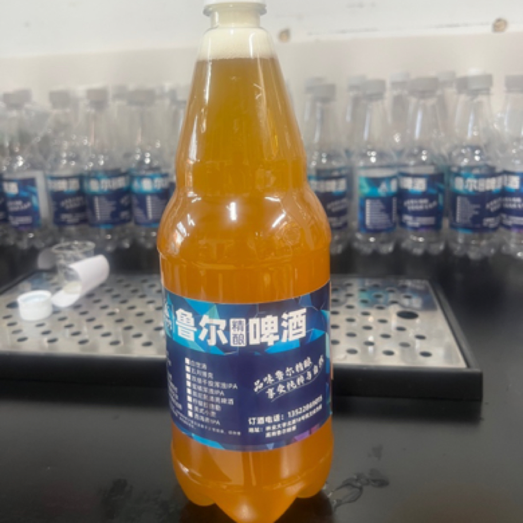 鲁尔精酿新鲜现打手工酿造德式小麦啤酒4.5度 1桶 1.5L