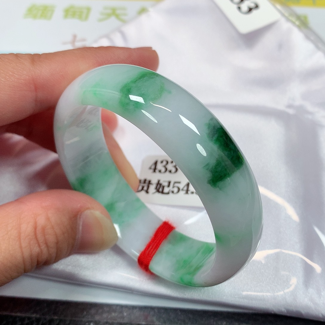 【闪购商品】未镶嵌手镯（贵妃镯）翡翠433号