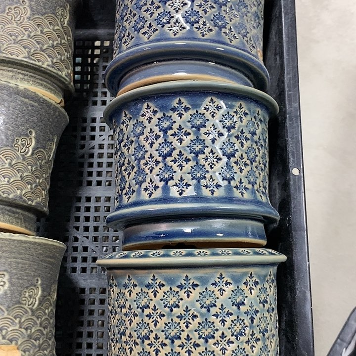 七里烧花盆3-7-458口径8