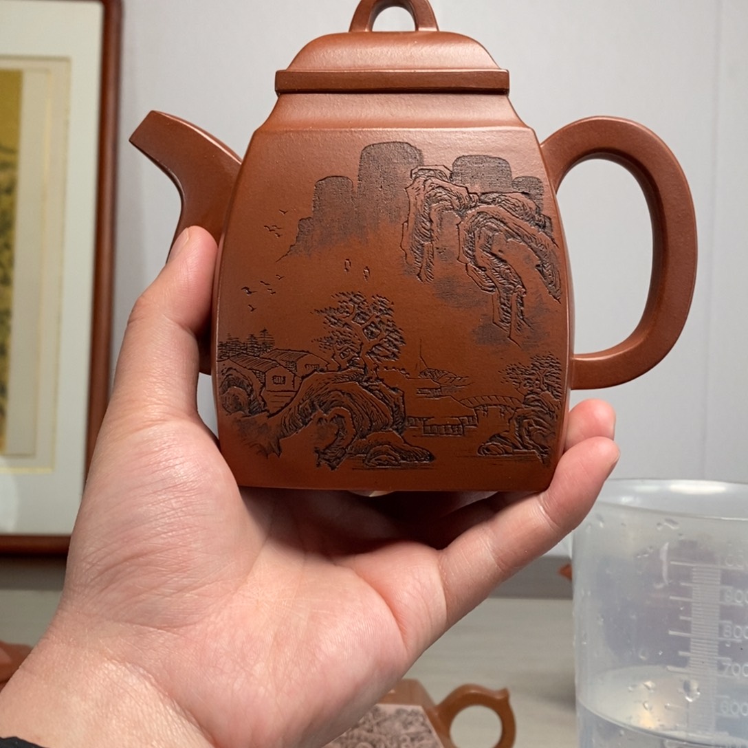 紫砂茶壶原矿泥料传统工艺制作