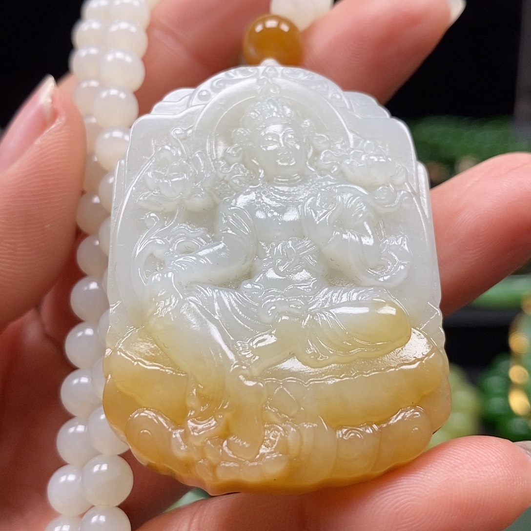 和田玉颈饰未镶嵌