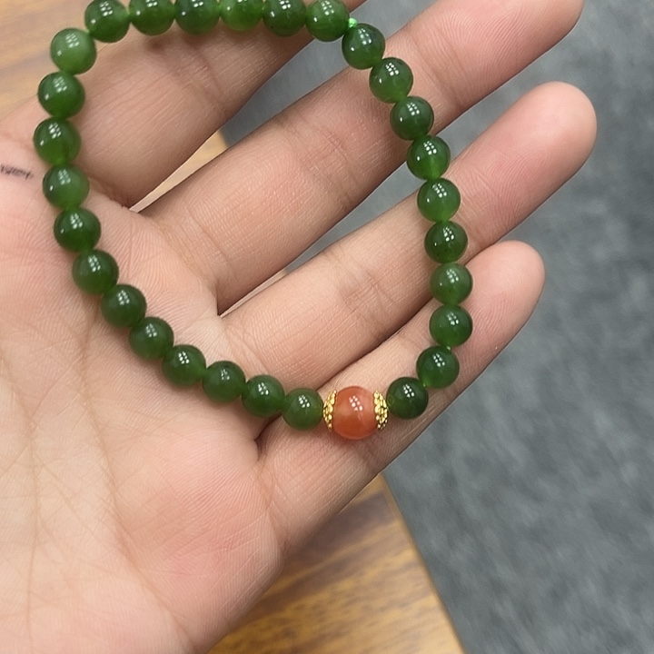 和田玉手串未镶嵌