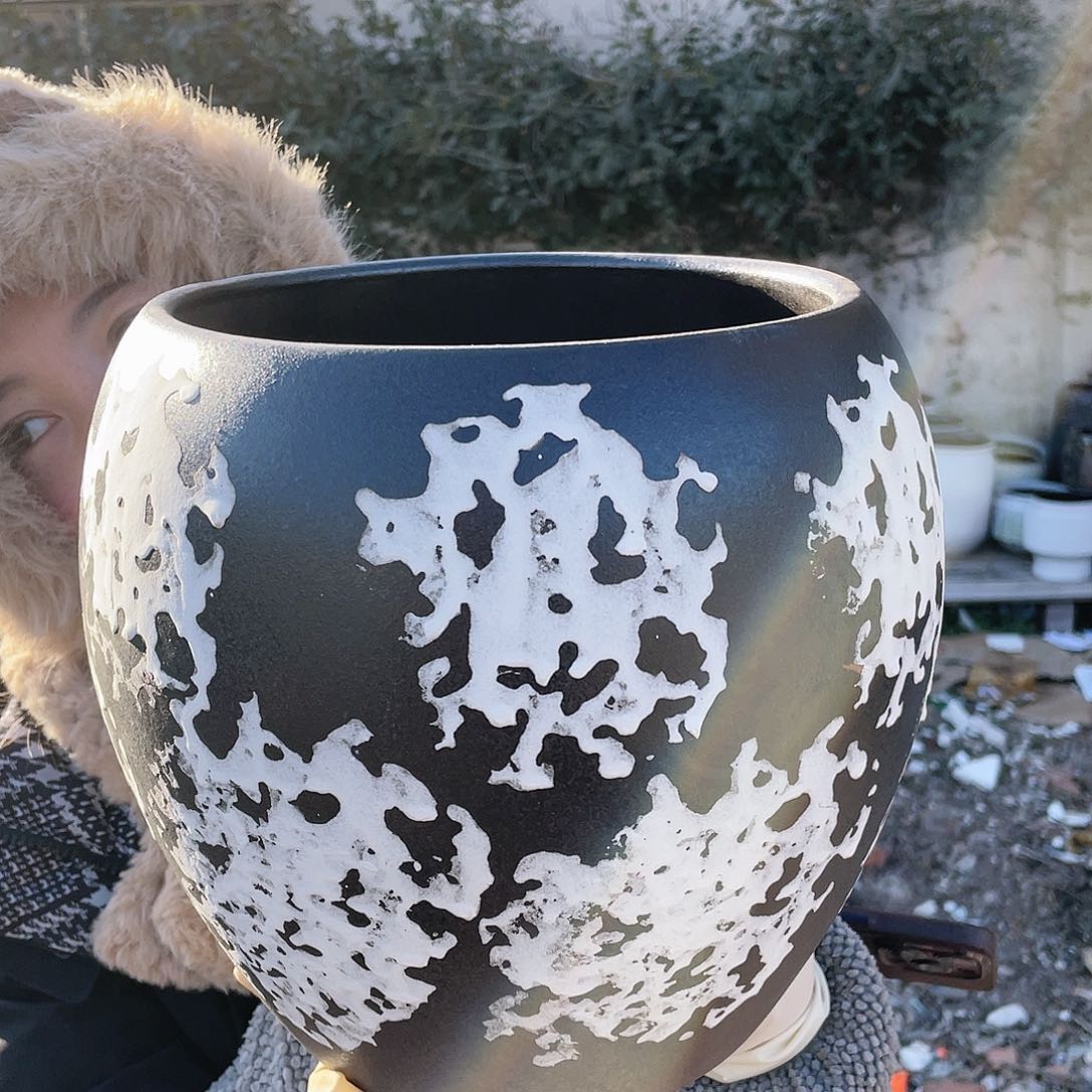 红陶王嫂花盆0115-239