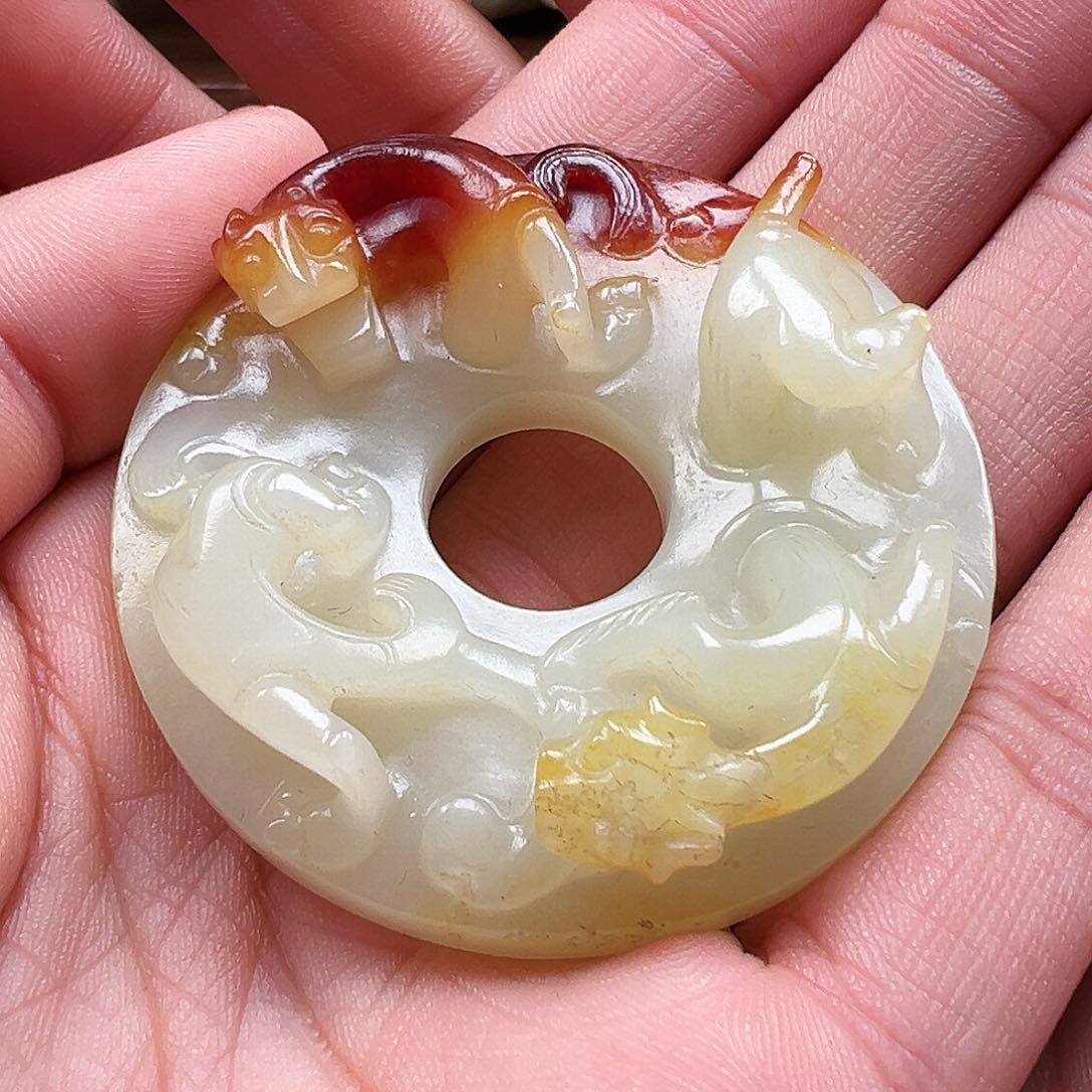 和田玉颈饰未镶嵌闽**天