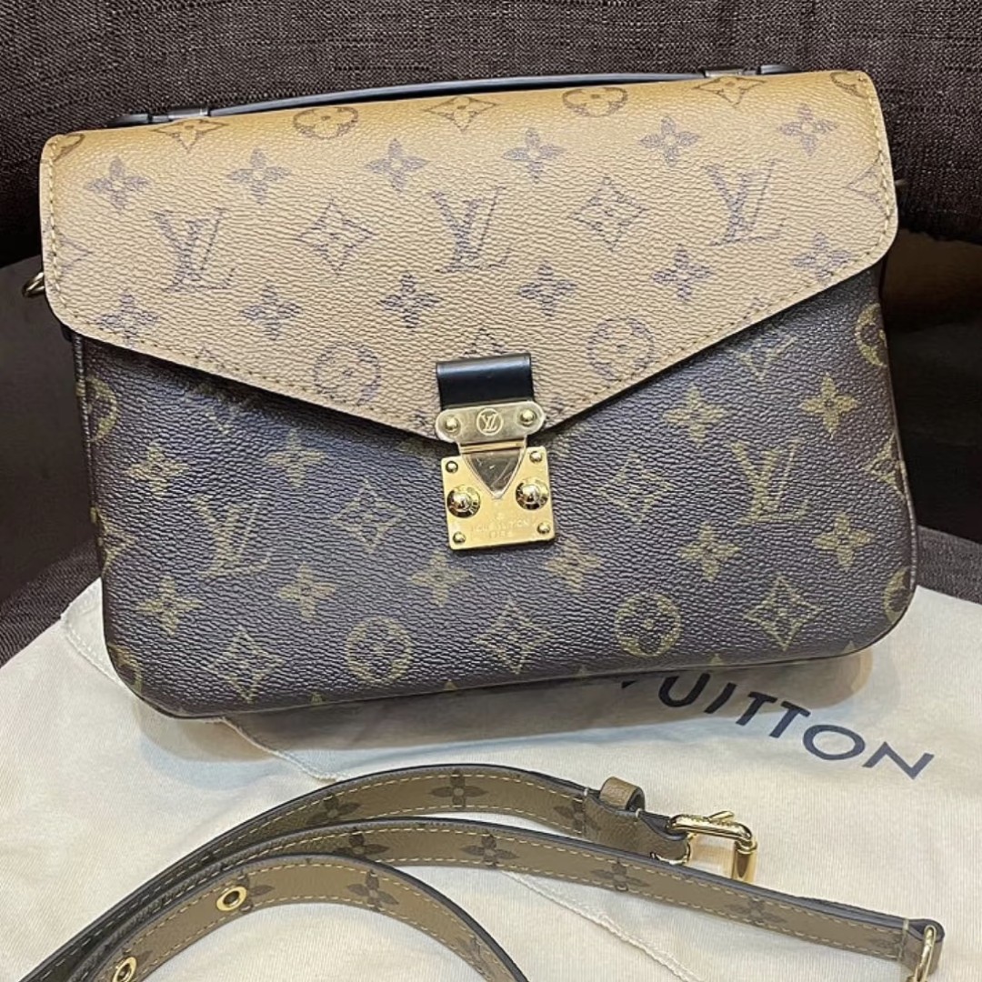 95新 LouisVuitton/路易威登 LV拼色邮差包芯片款 12134