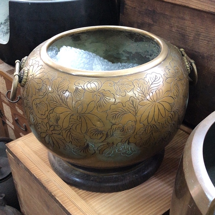 五郎三郎造铜火钵