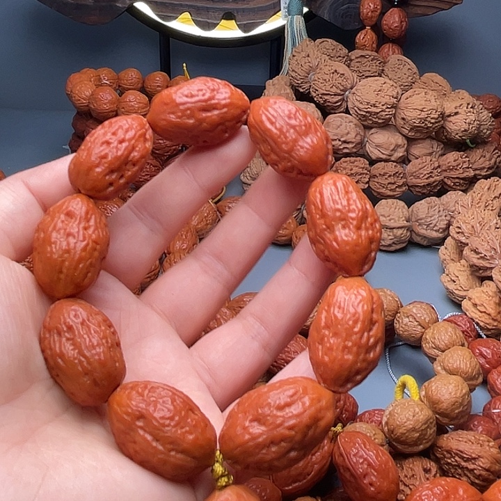 想***看文玩核桃手串小枣