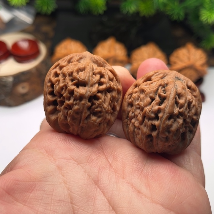 核桃文玩核桃莲花34➕