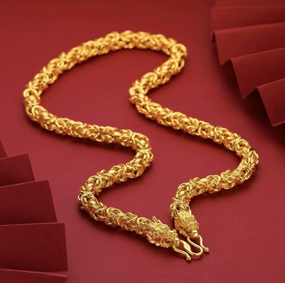 合金项链 【龙骨项链】时尚经典潮流大气霸气潮男男士男款