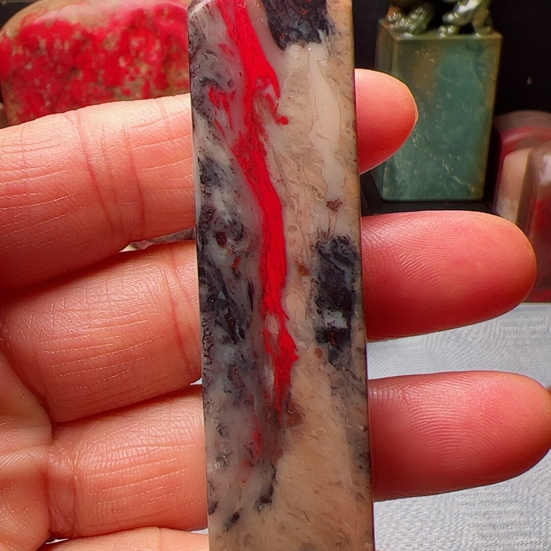 昌化石昌化鸡血石印章