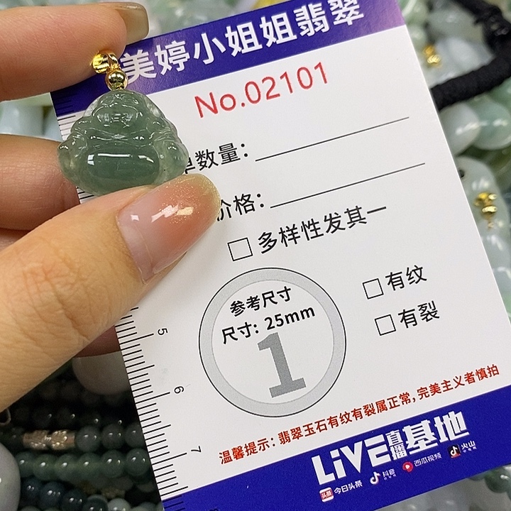 翡翠未镶嵌颈饰翡翠