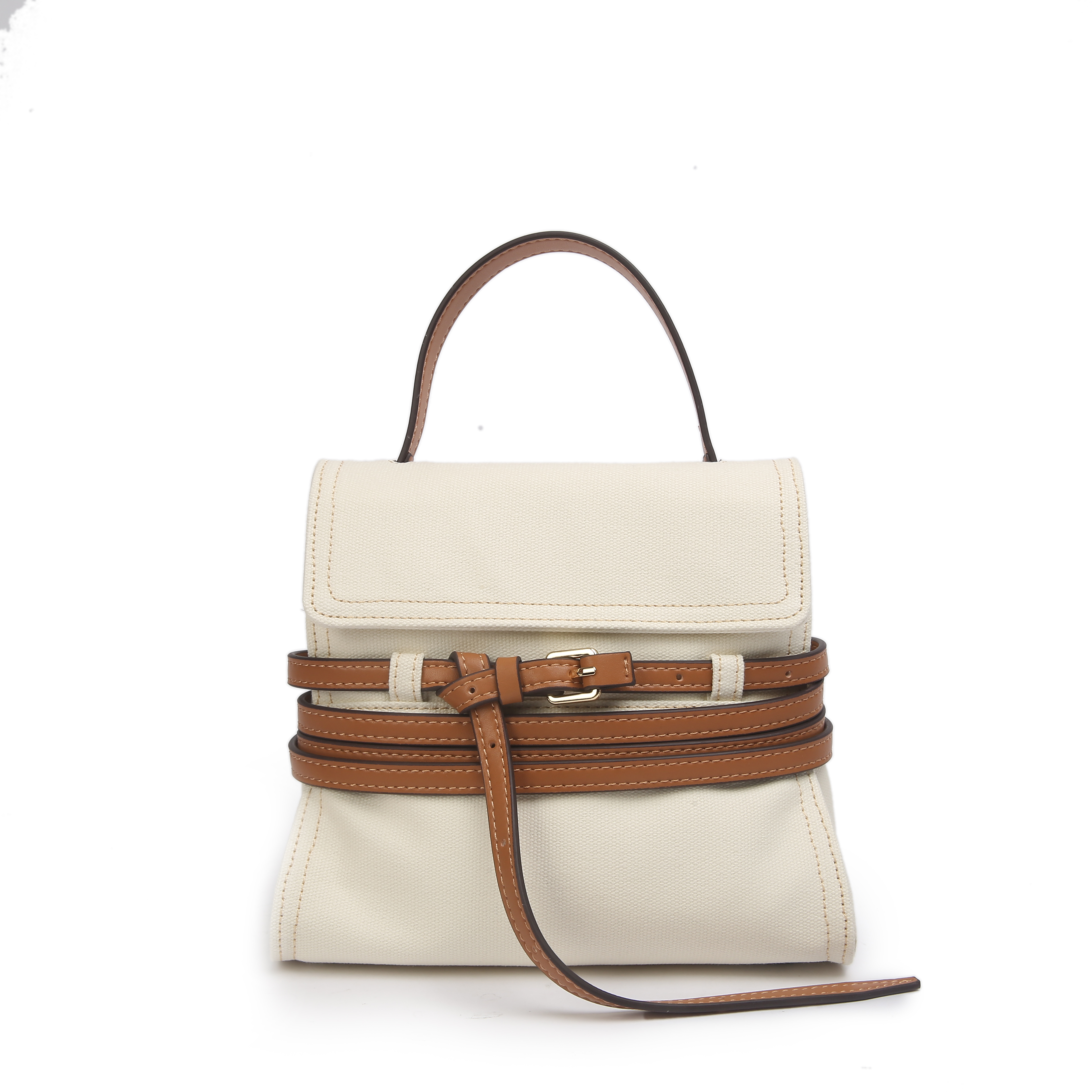 轻奢时尚百搭简约手提包1983#米白