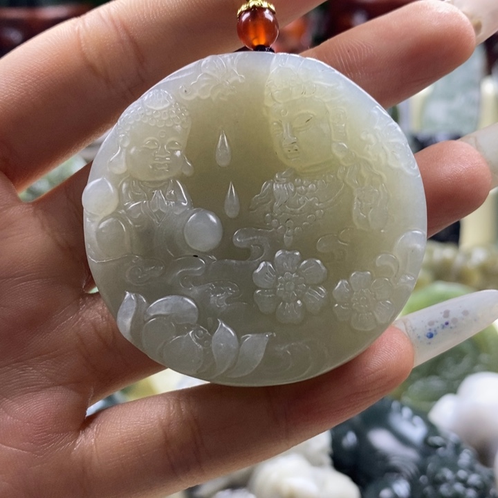 和田玉颈饰未镶嵌