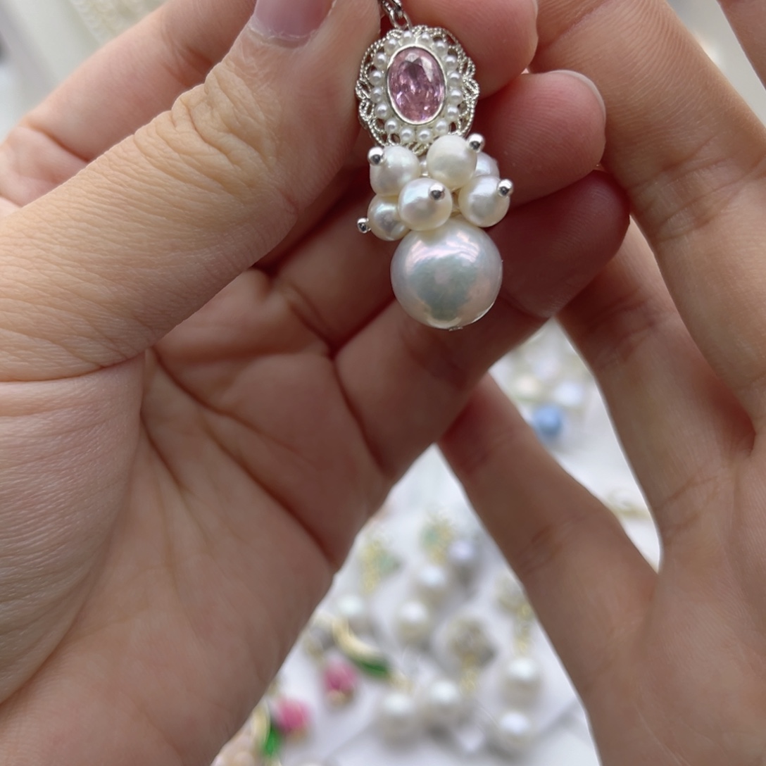 淡水珍珠未镶嵌颈饰