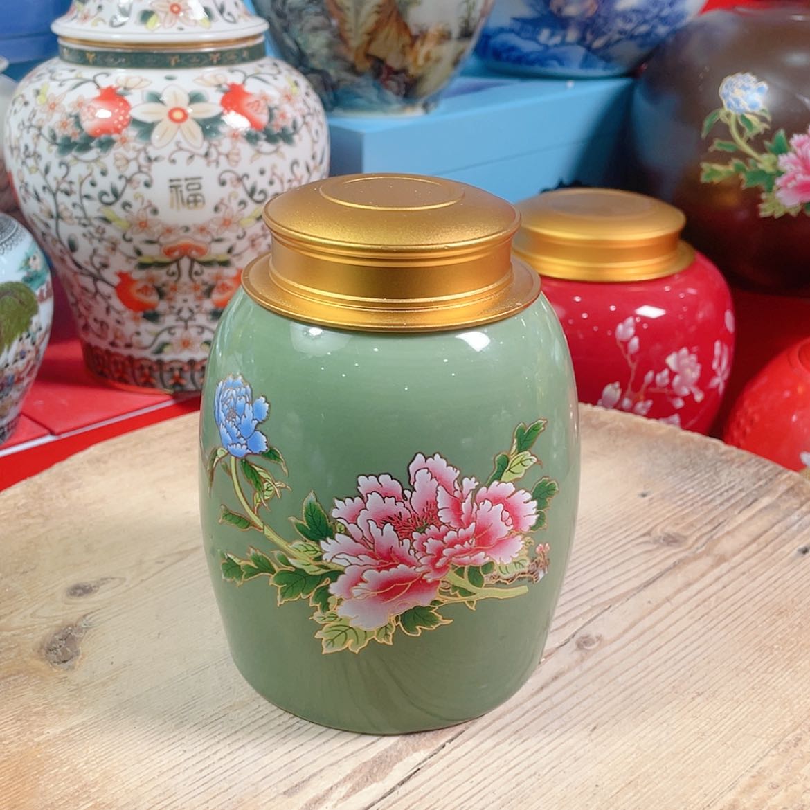 【闪购商品】罐陶瓷茶叶罐密封罐