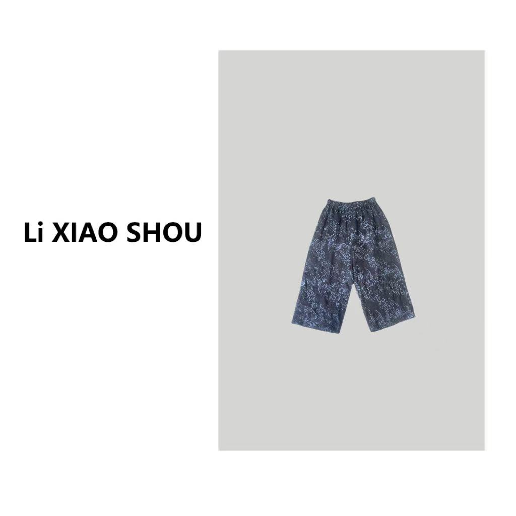 【李小瘦大码女装】夏季新款休闲时尚休闲简约裤子女1296D