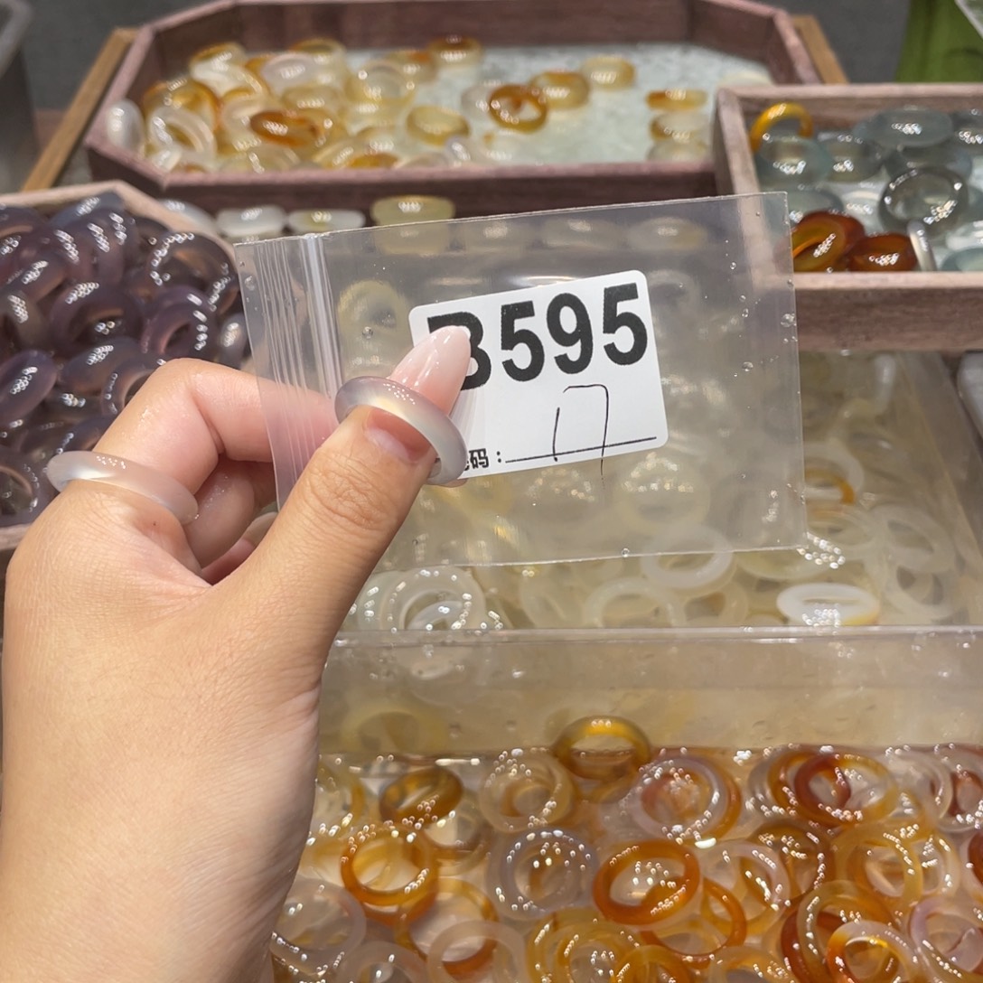 玛瑙/玉髓未镶嵌戒指595