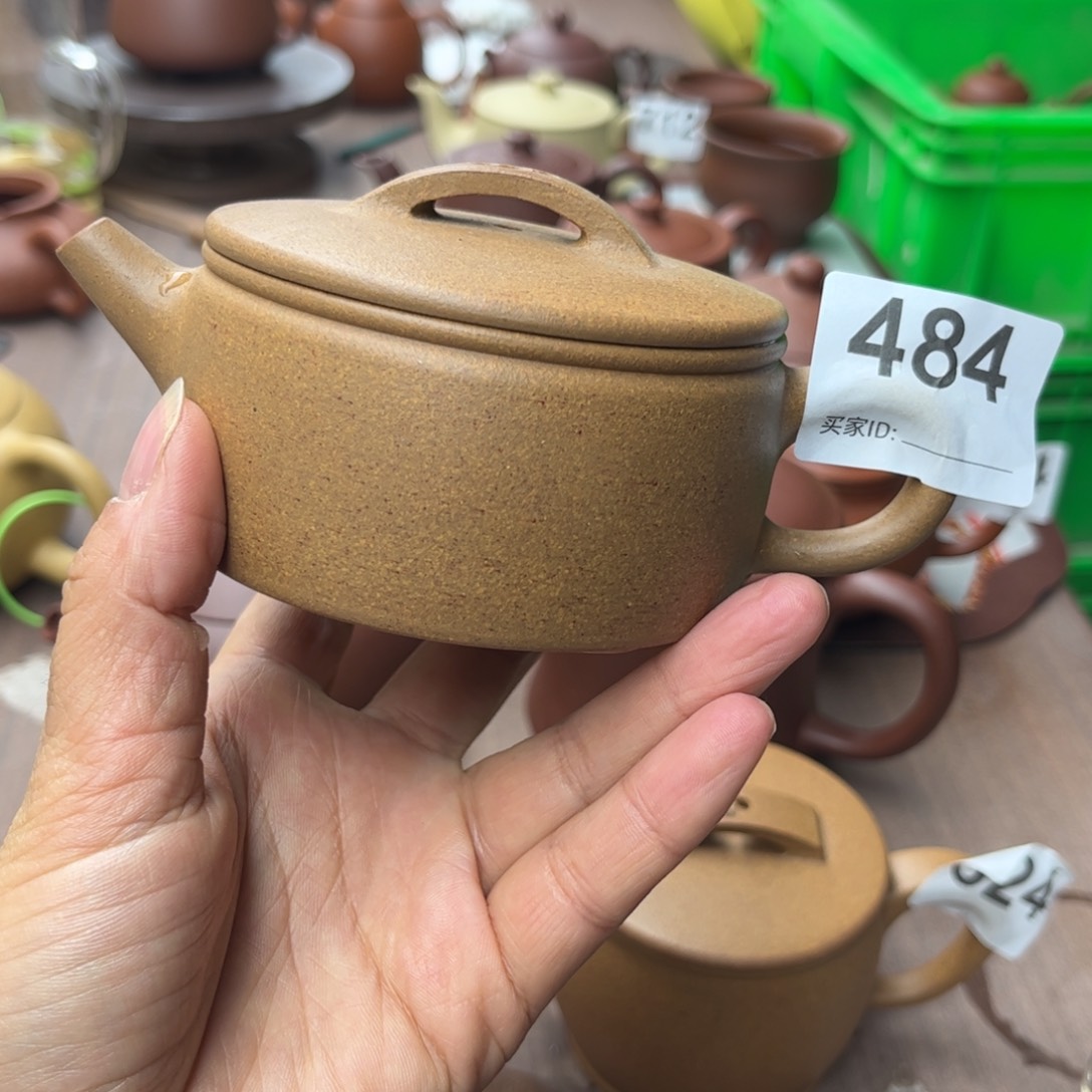 紫砂茶壶黄金段大瑕疵全手170cc